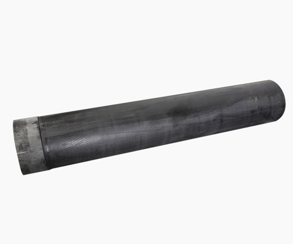 Dry winding large diameter carbon fiber tube